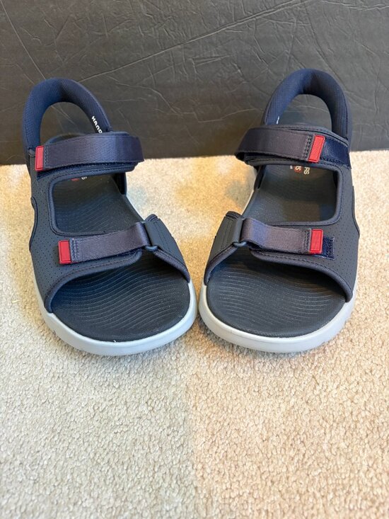 Skechers Slip Ins Go Walk Sandals Men\'s Size 13 Navy Blue 229210 NWOT main image 10